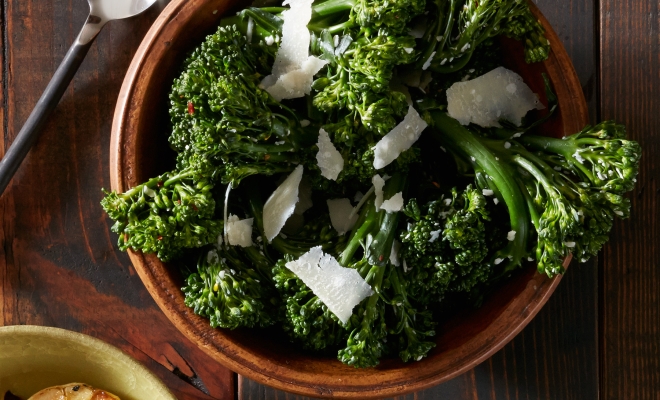 
Roasted Broccolini with Garlic and Parmesan
