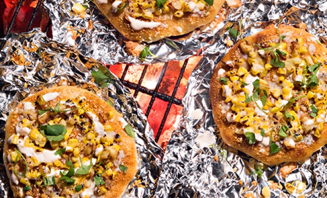 
Elotes Mexican Corn Grilled Pizza
