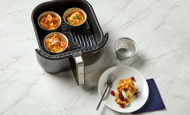 
Air Fryer Baked Brie Cups
