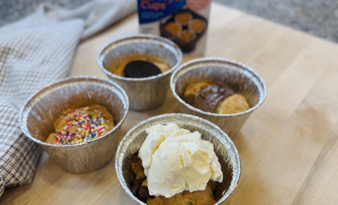
Air Fryer Chocolate Chip Cookie Cups
