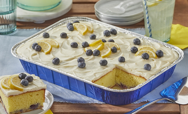 
Lemon Blueberry Cake
