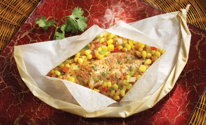 
Cajun Style Catfish with Corn Salsa
