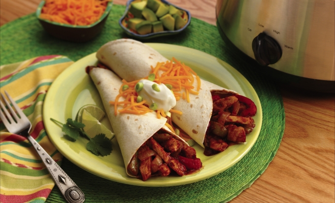 
Slow Cooker Chicken Fajitas Recipe
