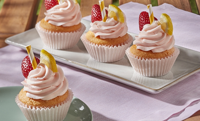 
Pink Lemonade Cupcakes
