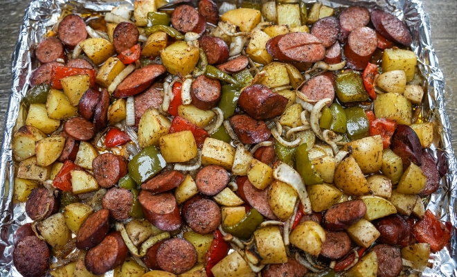 
Roasted Sausage and Peppers
