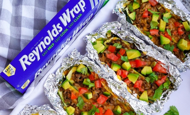 
Grilled Zucchini Taco Boats
