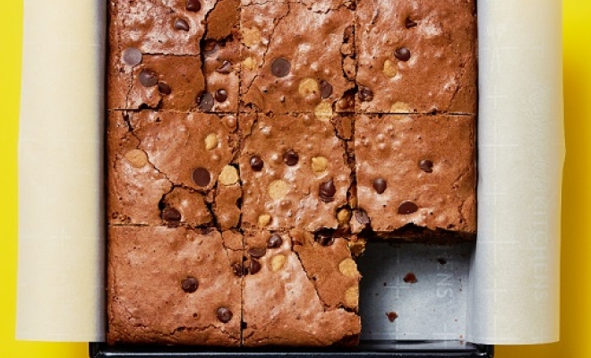 
Chocolate Peanut Butter Fudge Brownies
