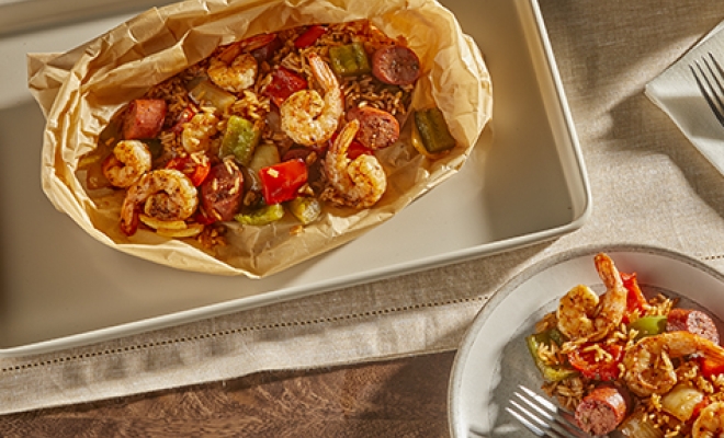 
Sausage and Shrimp Jambalaya
