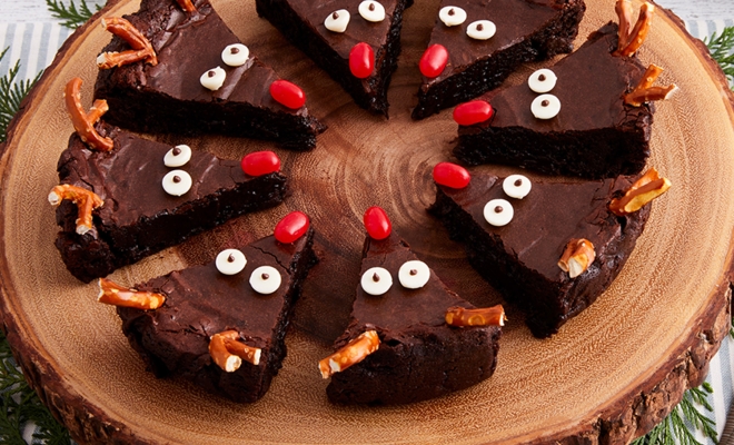 
Slow Cooker Reindeer Brownies
