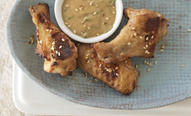 
Peanut Sesame Chicken Wings
