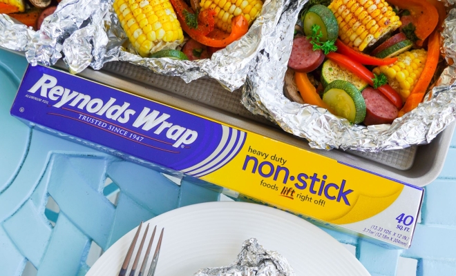 
Sausage and Veggie Foil Packet
