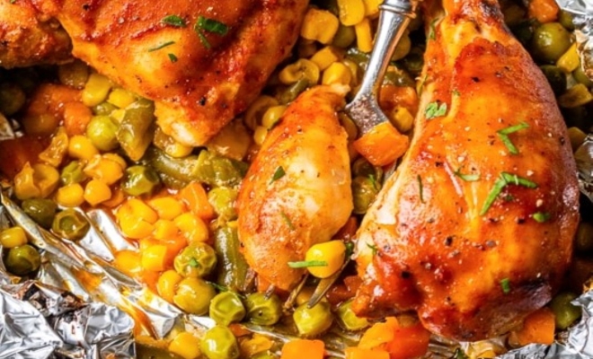
BBQ Chicken Foil Packets
