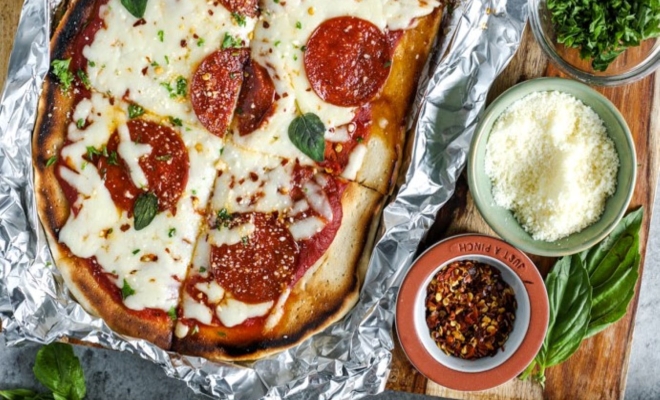 
Grilled Pizza
