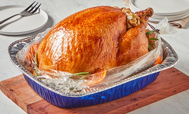 Roasted Orange Turkey with Green Beans