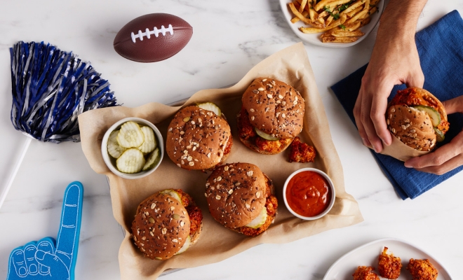 
Vegan Nashville Hot &#039;Chicken&#039; Sandwich
