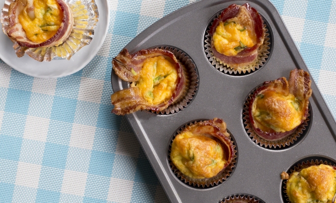 
Bacon and Egg Cups
