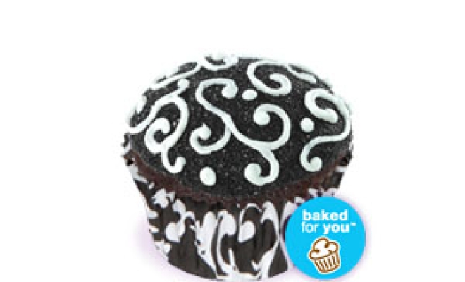 
Black and White Swirl Cupcakes
