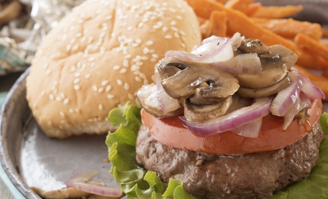 
Blue Cheese Stuffed Burgers
