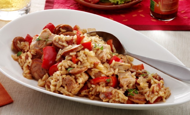 
Chicken and Sausage Jambalaya
