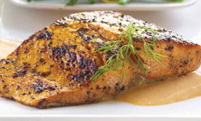 
Honey Mustard Baked Salmon
