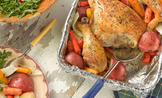 
Herb Roasted Chicken and Vegetables
