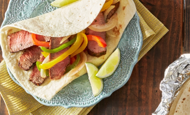 
Grilled Beef Fajitas
