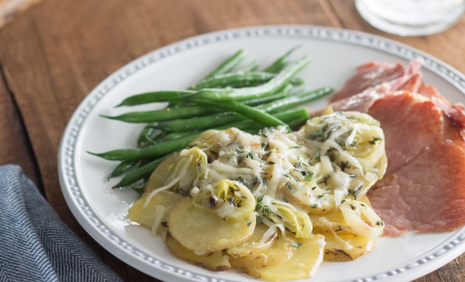 
Gruyère Potato Foil Packet
