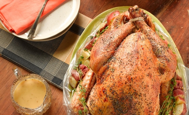 Oven Roasted Turkey + Pop Up® Timer Talk, Recipe
