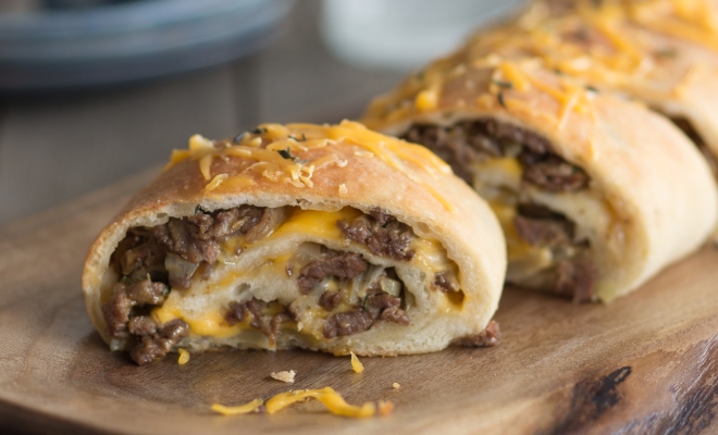 
Philly Cheesesteak Roll-Ups
