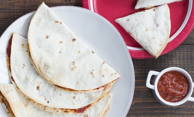 
Homemade Pizza Quesadilla
