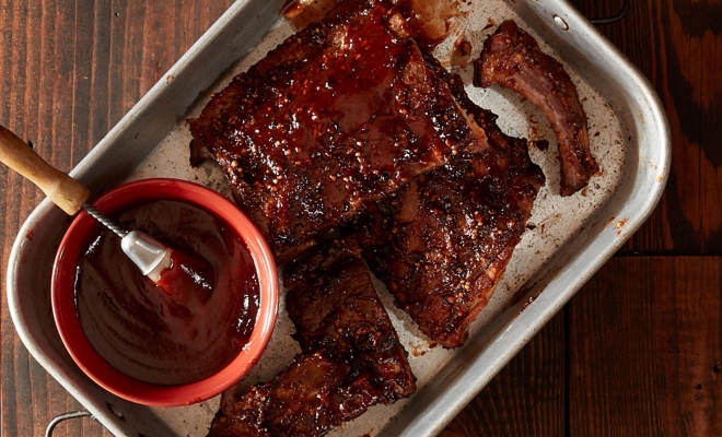 
Bourbon-BBQ Glazed Baby Back Ribs
