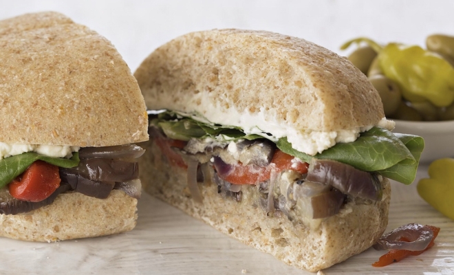 
Roasted Eggplant Subs
