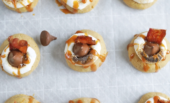 
Caramel S’more and Bacon Cookies Recipe
