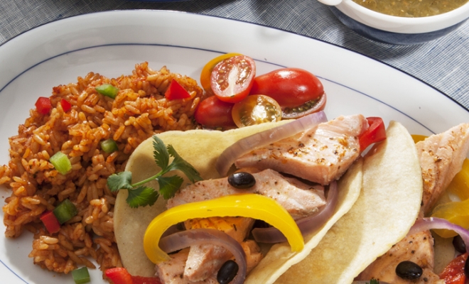 
Salmon Fajitas
