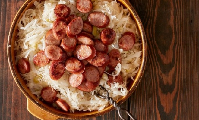 
Roasted Sausage and Sauerkraut
