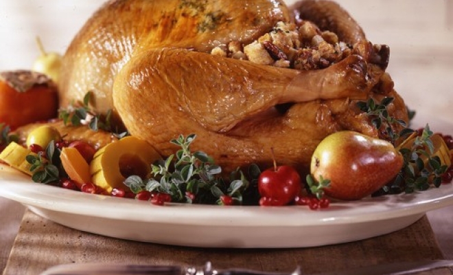 
Roast Turkey with Herb Butter

