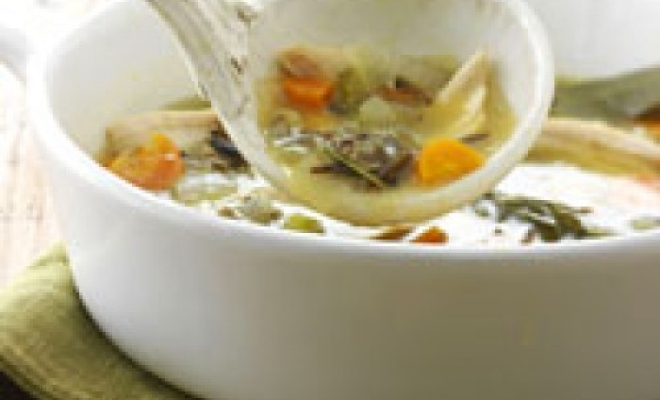
Slow Cooker Chicken and Wild Rice Soup
