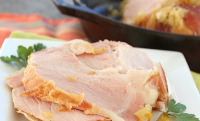 
Slow Cooker Holiday Ham with Pineapple Glaze
