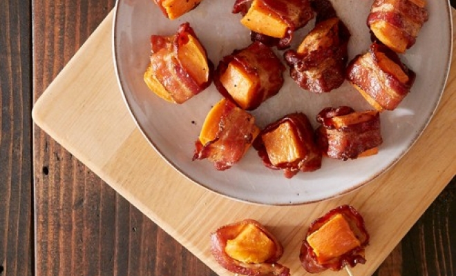 
Bacon Wrapped Sweet Potato Bites
