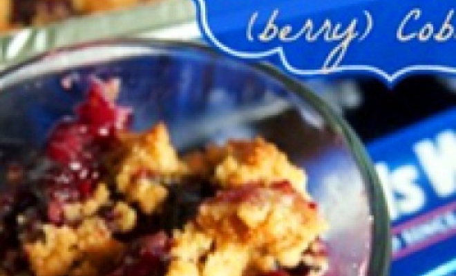 
Black and Blueberry Cobbler
