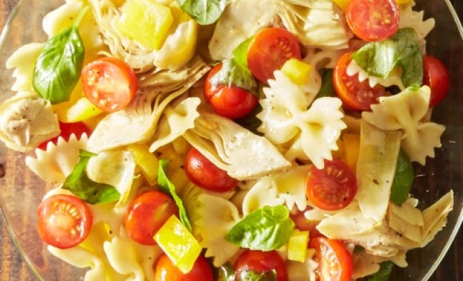 
Tomato Basil Pasta Salad
