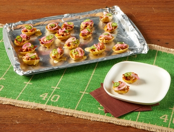 Pulled Pork Potato Skin Bites