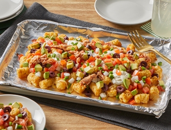 Loaded Tater Tot Nachos