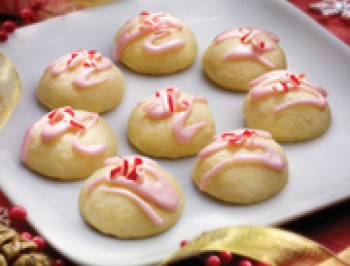 Peppermint Meltaways Christmas Cookies