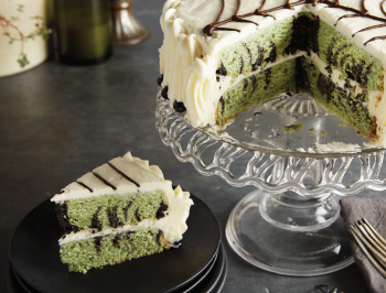 Green Tea Cobweb Cake