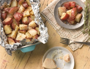 Perfect Garlic & Parmesan Potato Packets