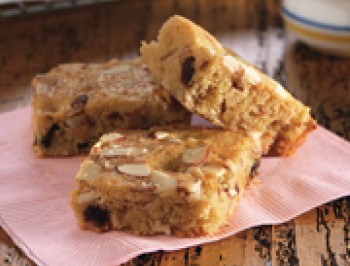 Cherry Almond  Blonde  Brownies