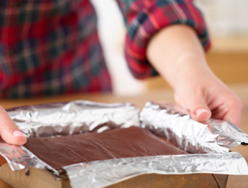 Pumpkin Cake Brownies