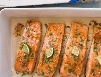 Brown Sugar Lime Baked Salmon