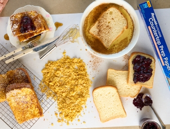 Crunchy Jam Filled French Toast